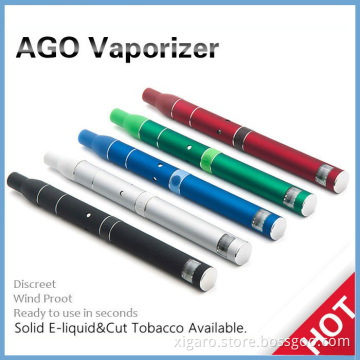 Original Ago G5 Herb Vaporizer Wax Vaporizer Ceramics Heating Chamber LCD Puff Counts Portable Pen Style Dry Herb Vaporizer